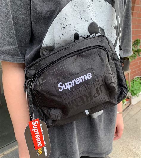 supreme white shoulder bag fw16 fake|are supreme purses genuine.